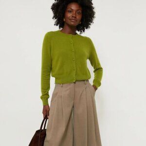 NWT TUCKERNUCK:  Green Riley Cashmere Cardigan, Size XL